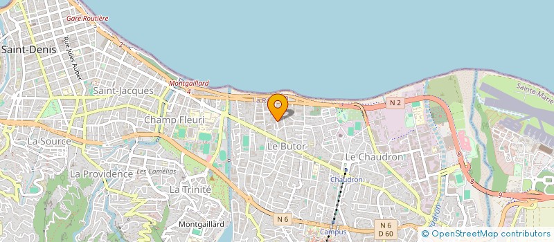 localisation de l'entreprise LES AUBEPINES à SAINT-DENIS
