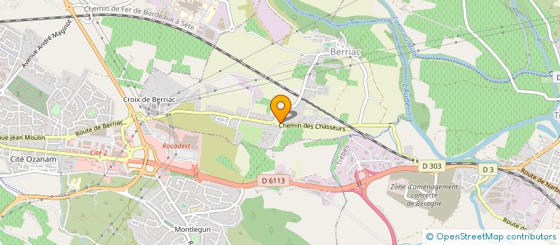 localisation de l'entreprise LES AUBES MOUNIER  BERRIAC