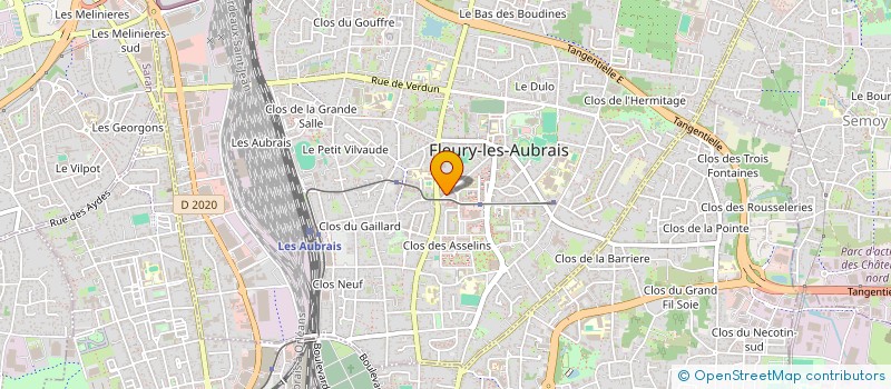 localisation de l'entreprise LES AUBIERS à FLEURY-LES-AUBRAIS