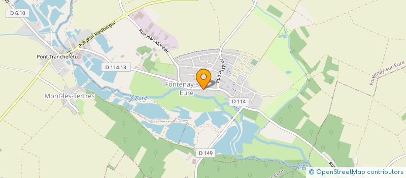 localisation de l'entreprise LES AUBIERS à FONTENAY-SUR-EURE