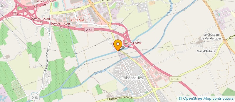 localisation de l'entreprise LES AUBUNS COUNTRY HOTEL  CAISSARGUES