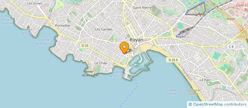 localisation de l'entreprise LES AUDACIELLES, ASSOCIATION CULTURELLE  ROYAN