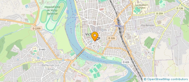 localisation de l'entreprise LES AUDACIEUSES à VICHY
