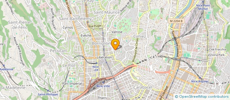 localisation de l'entreprise LES AUDACIEUSES  NICE