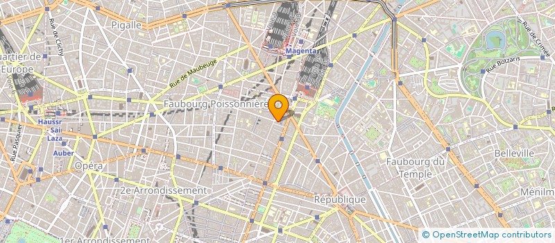 localisation de l'entreprise LES AUDACIEUSES VINTAGE  PARIS