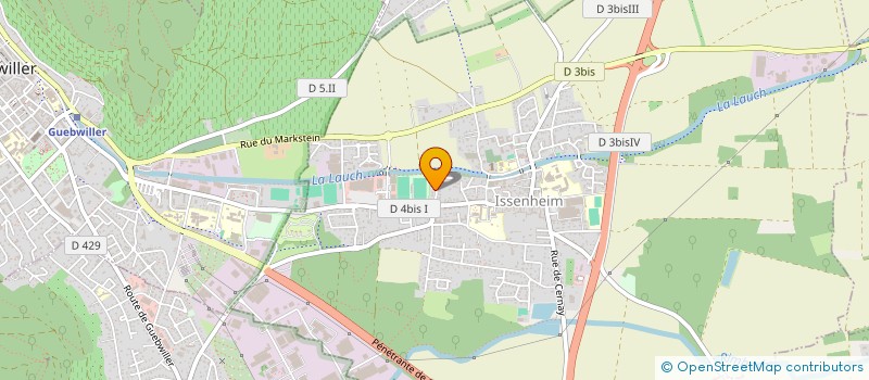 localisation de l'entreprise LES AUDACIEUX  ISSENHEIM