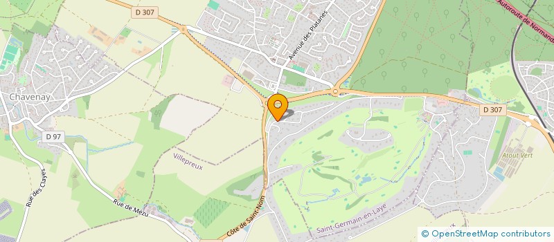 localisation de l'entreprise LES AUDACIEUX AGENCY  SAINT-NOM-LA-BRETECHE