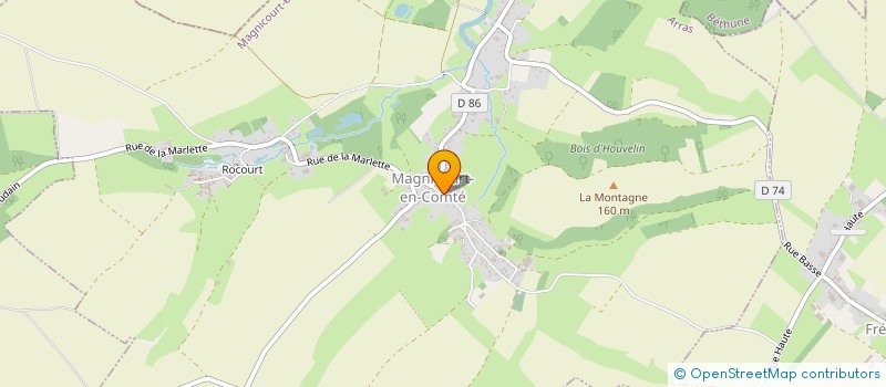 localisation de l'entreprise LES AUDACIEUX DE MAGNIFETE à MAGNICOURT-EN-COMTE