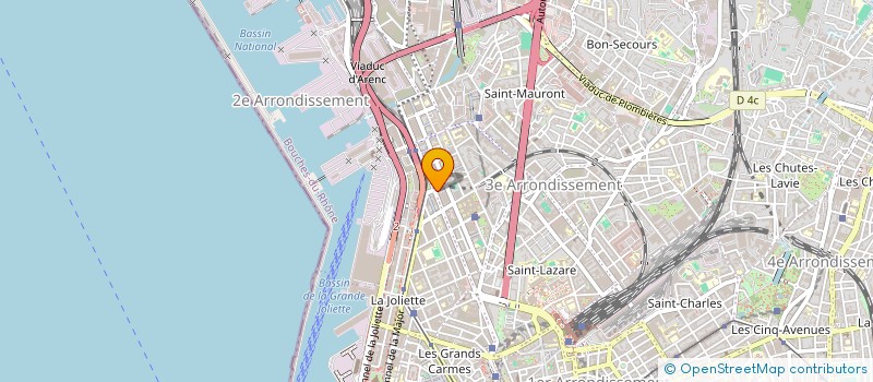 localisation de l'entreprise LES AUDASSIEUX à MARSEILLE