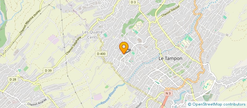 localisation de l'entreprise LES AUDAX  LE TAMPON