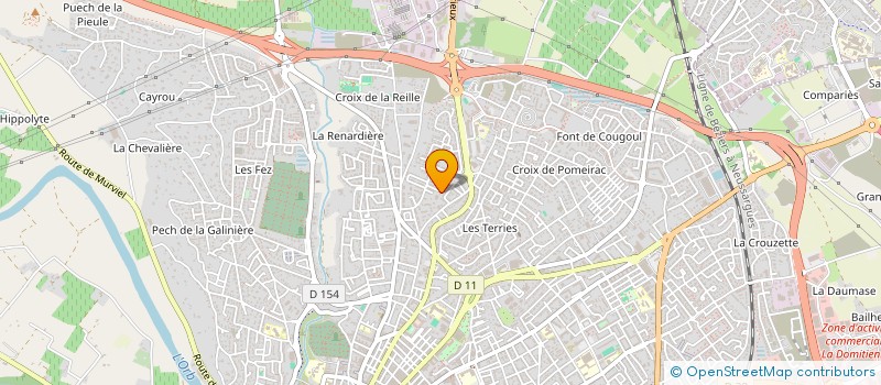 localisation de l'entreprise LES AUDAX BITERROIS 05/32  BEZIERS
