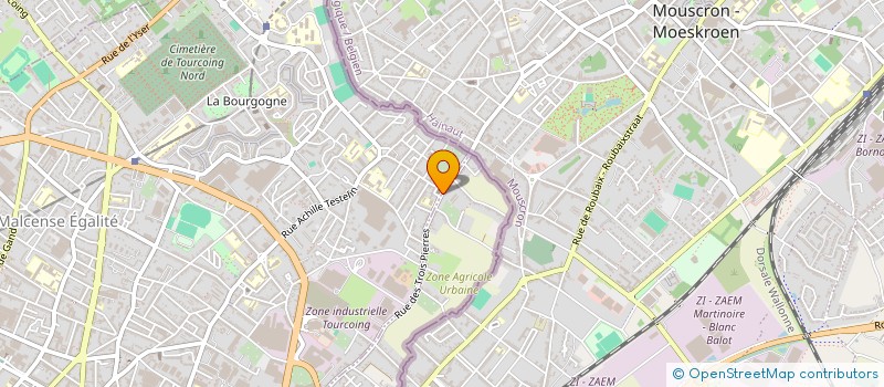 localisation de l'entreprise LES AUDAX CERCLE ST RAPHAEL  TOURCOING