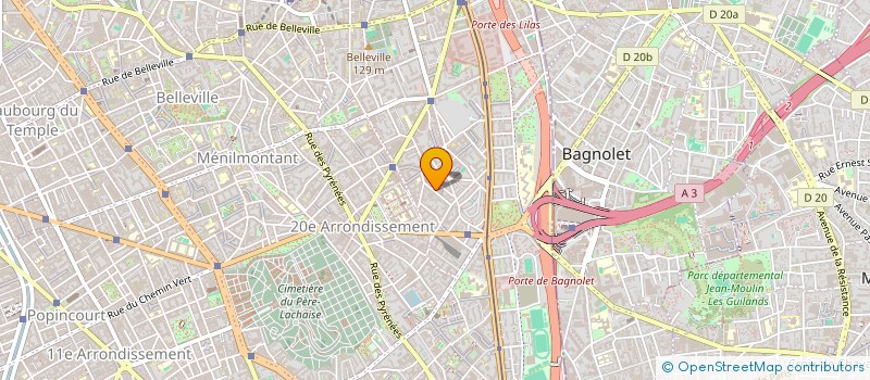 localisation de l'entreprise LES AUGURES  PARIS