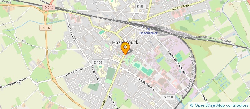 localisation de l'entreprise LES AUGUSTINS  HAZEBROUCK