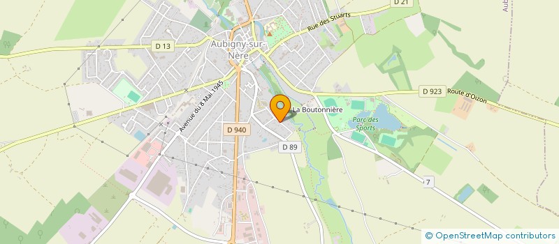 localisation de l'entreprise LES AUGUSTINS  AUBIGNY-SUR-NERE