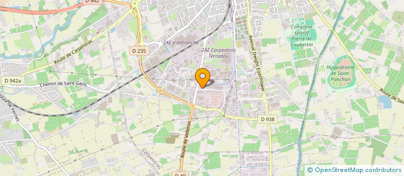 localisation de l'entreprise LES AUGUSTINS  CARPENTRAS