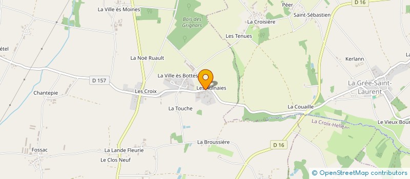 localisation de l'entreprise LES AULNAIES  FORGES DE LANOUEE