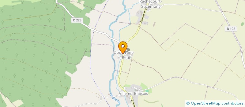 localisation de l'entreprise LES AULNELLES à DOULEVANT-LE-PETIT