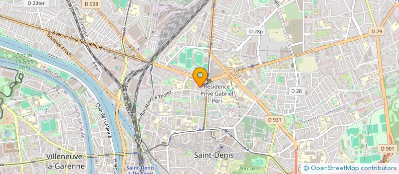 localisation de l'entreprise LES AUMONYMES  SAINT-DENIS