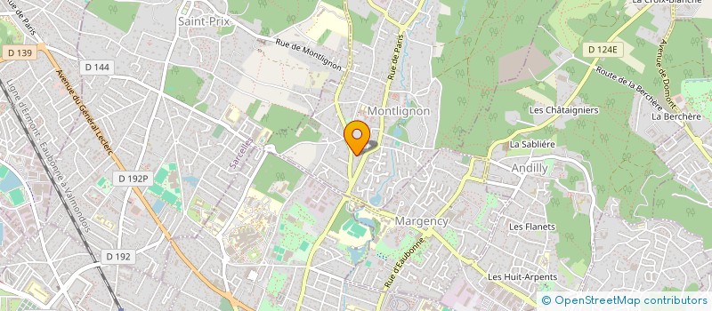 localisation de l'entreprise LES AURES  MONTLIGNON