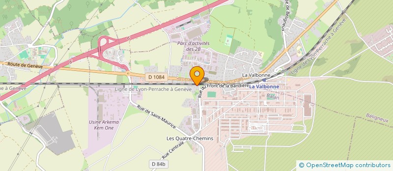 localisation de l'entreprise LES AURES à BALAN