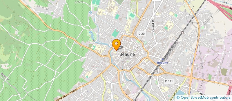 localisation de l'entreprise LES AURES à BEAUNE