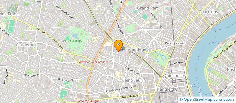 localisation de l'entreprise LES AUTEURS DE PASSAGE  BORDEAUX