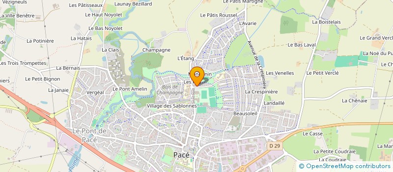 localisation de l'entreprise LES AUTEURS INDEPENDANTS DU GRAND OUEST à PACE