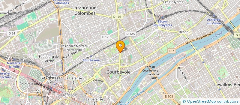 localisation de l'entreprise LES AUTHENTIKS DE COURBEVOIE à COURBEVOIE