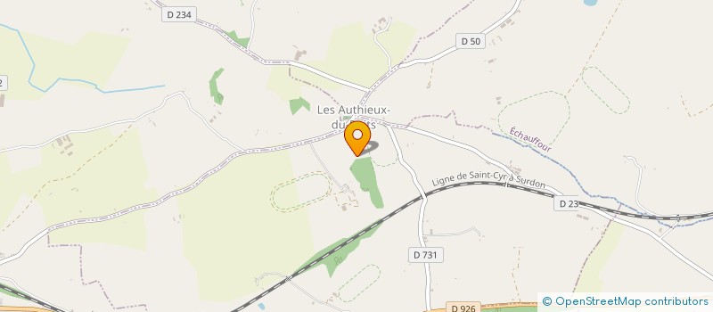 localisation de l'entreprise LES AUTHIEUX à LES AUTHIEUX-DU-PUITS