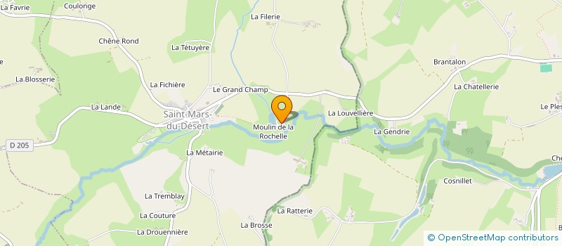 localisation de l'entreprise LES AUTOMNALES  SAINT-MARS-DU-DESERT