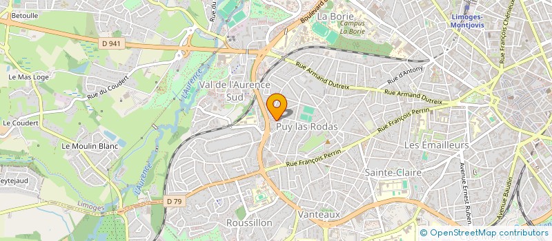 localisation de l'entreprise LES AUTRES à LIMOGES