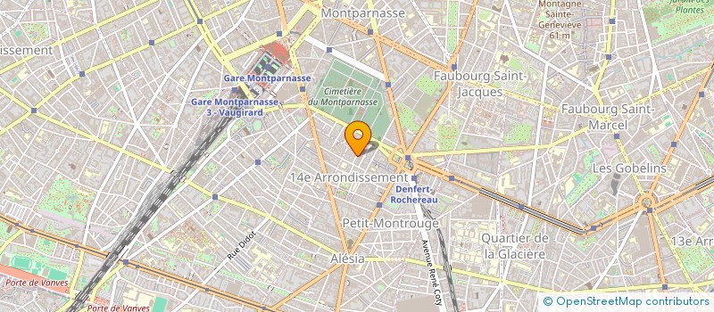 localisation de l'entreprise LES AUTRUCHES à PARIS
