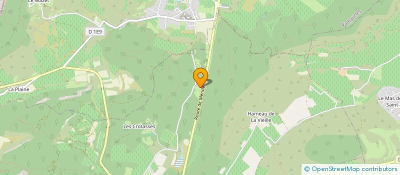 localisation de l'entreprise LES AUVERGNATS DU TRIADOU  LE TRIADOU