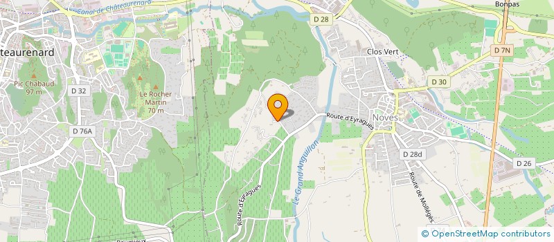 localisation de l'entreprise LES AVANCHERS  NOVES