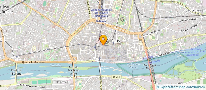 localisation de l'entreprise LES AVANT-SCENES à ORLEANS