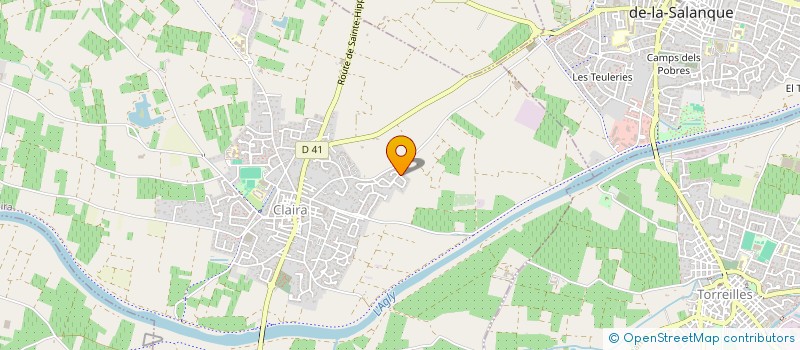 localisation de l'entreprise LES AVANTS D'AVANT  CLAIRA