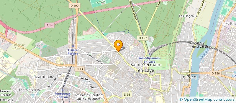 localisation de l'entreprise LES AVANTS DES DUNES  SAINT-GERMAIN-EN-LAYE