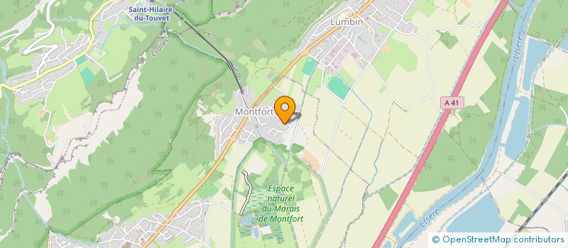 localisation de l'entreprise LES AVELINES  CROLLES