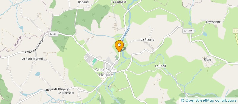 localisation de l'entreprise LES AVENCULTURIERS à SAINT-PRIEST-LIGOURE