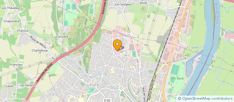 localisation de l'entreprise LES AVENTURES DE GHOSTY à MACON