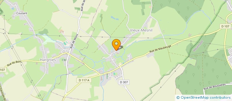 localisation de l'entreprise LES AVENTURES DE L ET D  VIEUX-MESNIL