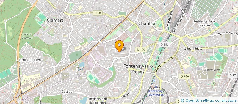 localisation de l'entreprise LES AVENTURES DE LEO à FONTENAY-AUX-ROSES