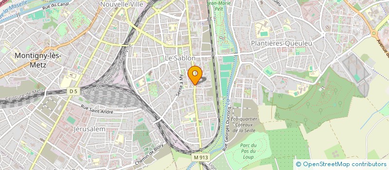 localisation de l'entreprise LES AVENTURES DE NOTRE FEE CHLOE  METZ