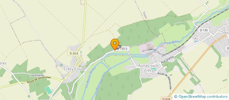 localisation de l'entreprise LES AVENTURIERES à CRECY-COUVE