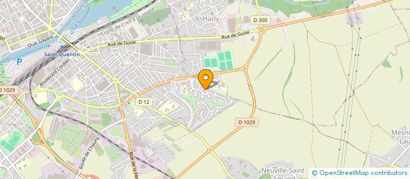 localisation de l'entreprise LES AVENTURIERS à SAINT-QUENTIN