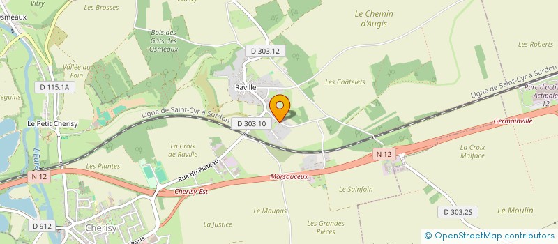 localisation de l'entreprise LES AVENTURIERS à CHERISY
