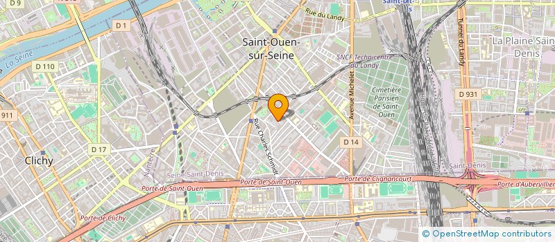 localisation de l'entreprise LES AVENTURIERS DE BASSET à SAINT-OUEN-SUR-SEINE