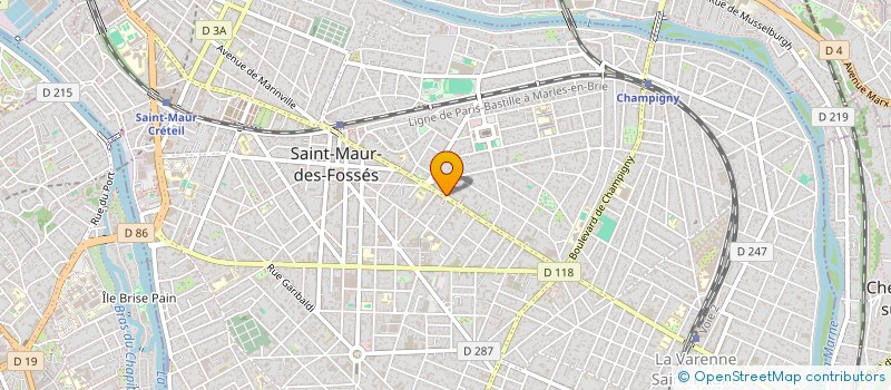 localisation de l'entreprise LES AVENTURIERS DE L IMAGE à ST MAUR DES FOSSES