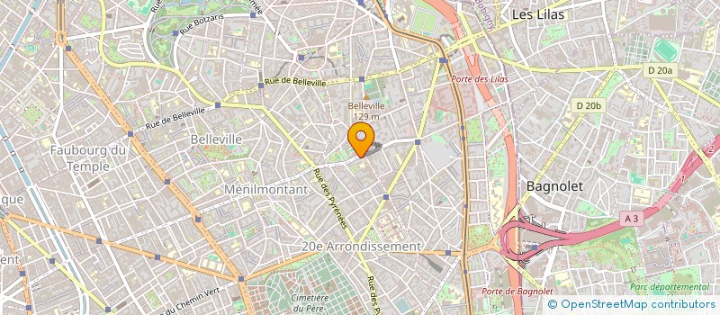 localisation de l'entreprise LES AVENTURIERS DE LA VHS PERDUE  PARIS